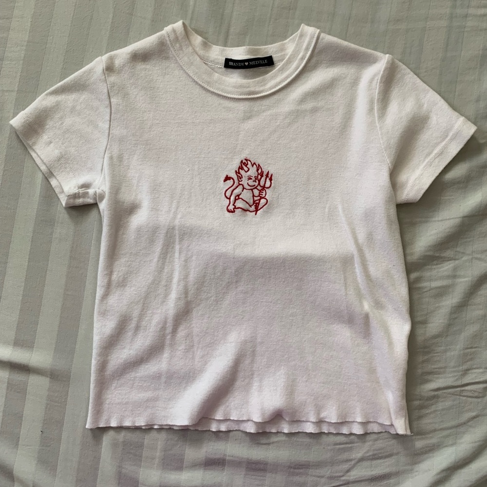 Brandy Melville devil baby tee!!